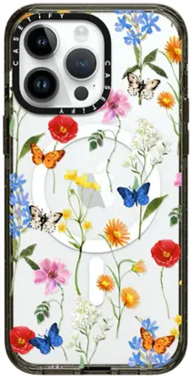 Front. CASETiFY - Impact Case with MagSafe for Apple iPhone 15 Pro Max - Ditsy Florals.