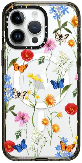 Front Zoom. CASETiFY - Impact Case with MagSafe for Apple iPhone 15 Pro Max - Ditsy Florals.