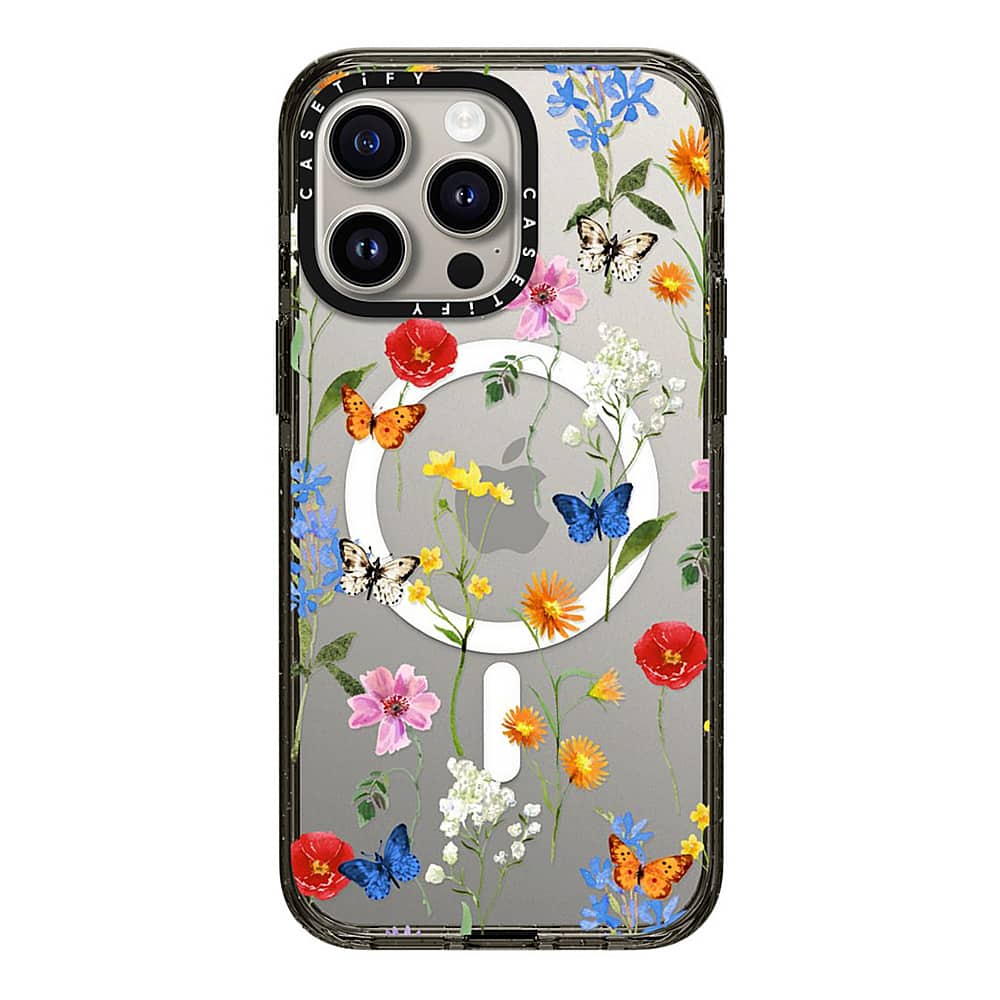 Alt View 2. CASETiFY - Impact Case with MagSafe for Apple iPhone 15 Pro Max - Ditsy Florals.
