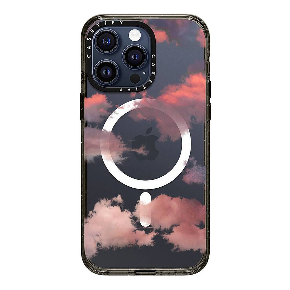 Alt View 1. CASETiFY - Impact Case with MagSafe for Apple iPhone 15 Pro Max - Clouds.