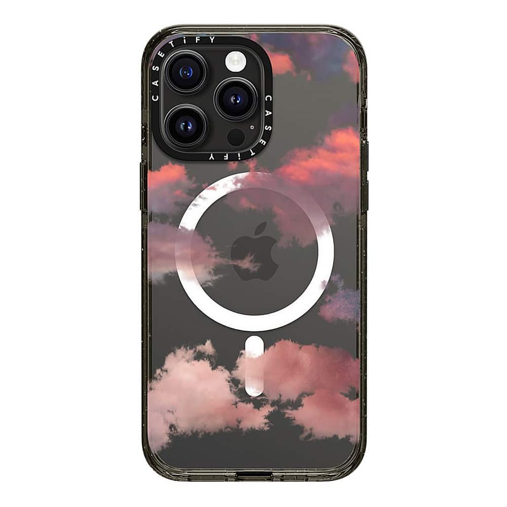 Alt View 2. CASETiFY - Impact Case with MagSafe for Apple iPhone 15 Pro Max - Clouds.