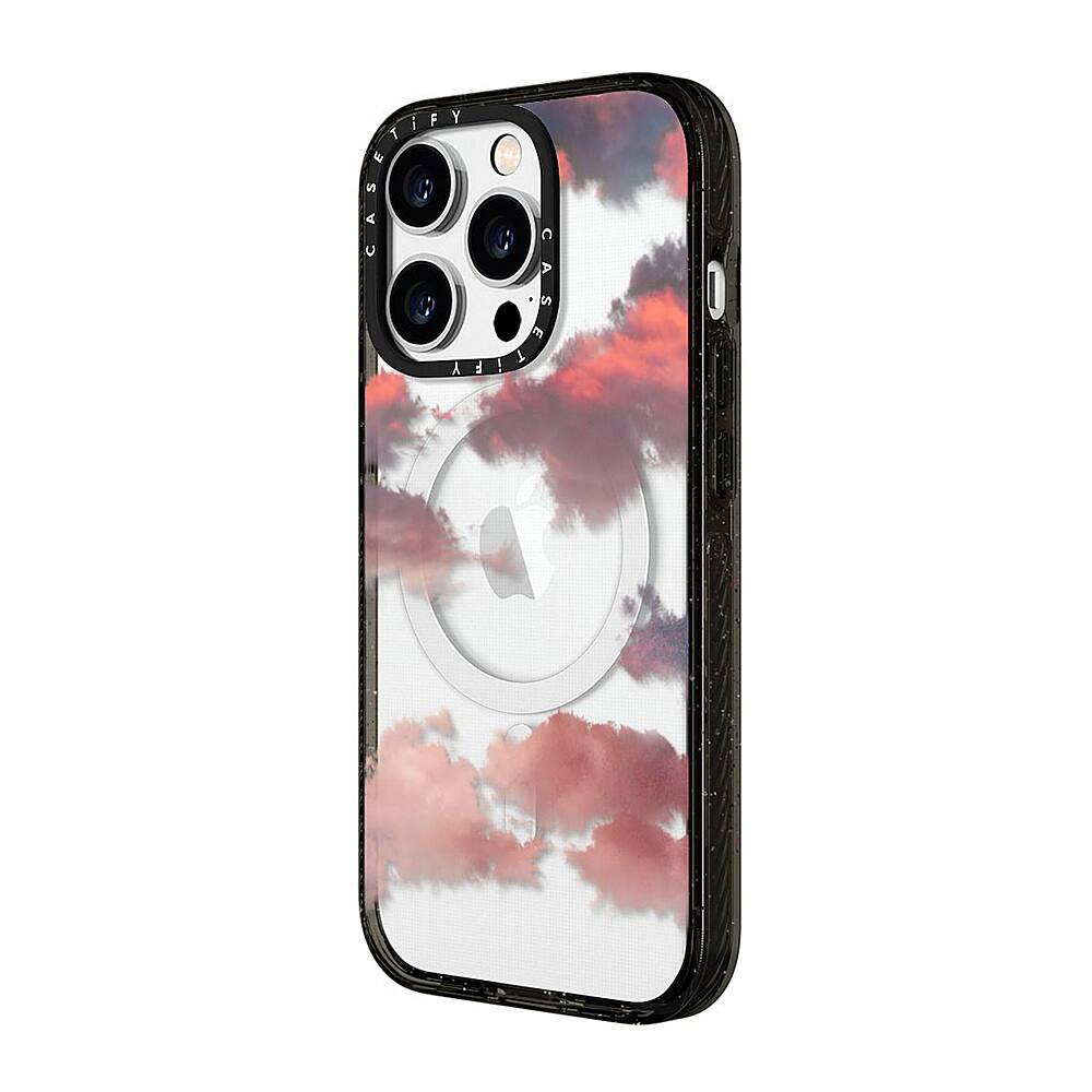 Alt View 3. CASETiFY - Impact Case with MagSafe for Apple iPhone 15 Pro Max - Clouds.