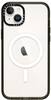 Front. CASETiFY - Impact Case with MagSafe for Apple iPhone 15 Plus - Clear/Black.