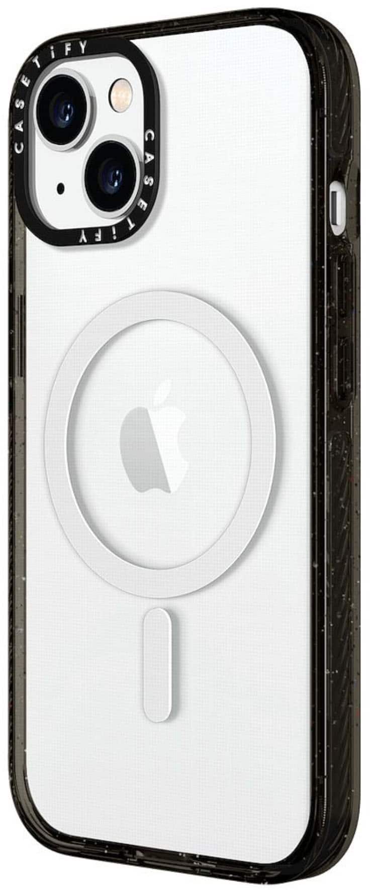 Alt View 1. CASETiFY - Impact Case with MagSafe for Apple iPhone 15 Plus - Clear/Black.