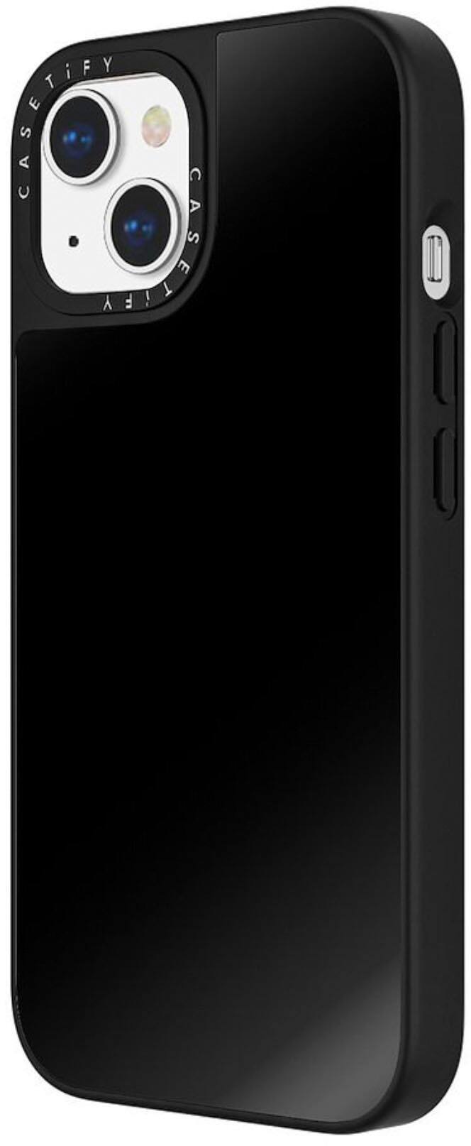 Alt View 1. CASETiFY - Mirror Case with MagSafe for Apple iPhone 15 Plus - Black with Black Bumper.