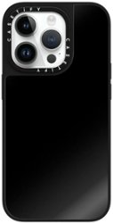 CASETiFY - Mirror Case with MagSafe for Apple iPhone 15 Pro - Black with Black Bumper - Front_Zoom