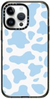 CASETiFY - Impact Case with MagSafe for Apple iPhone 15 Pro Max - Blue Cow Print - Front_Zoom