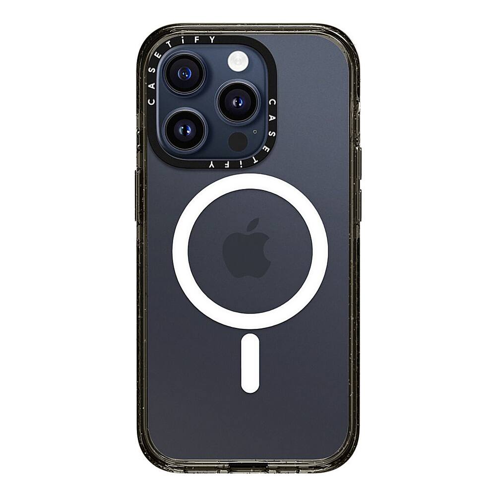 Alt View 1. CASETiFY - Impact Case with MagSafe for Apple iPhone 15 Pro - Clear/Black.