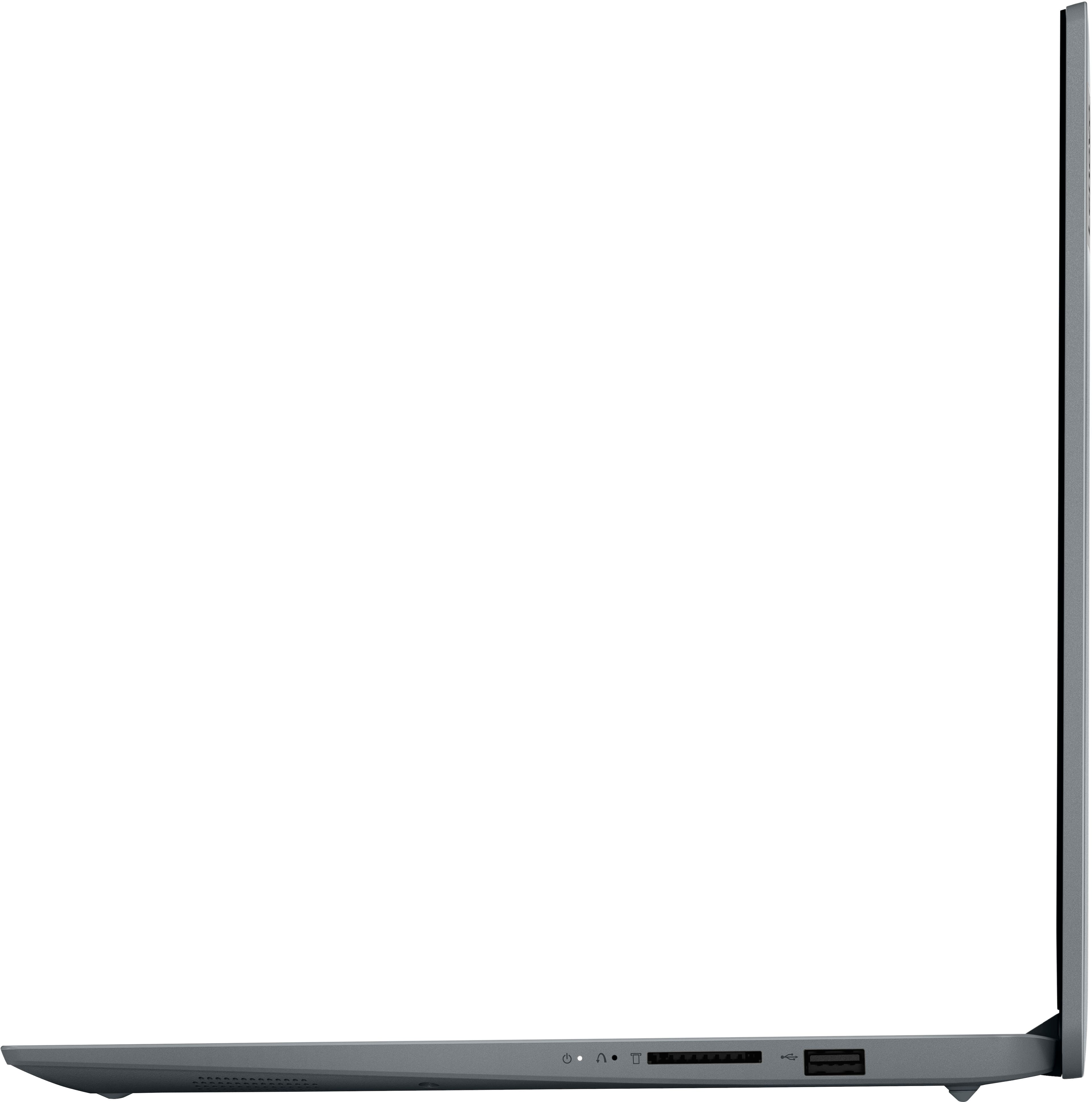 Alt View 10. Lenovo - Ideapad 1 15.6" Full HD Touchscreen Laptop - Ryzen 7 5700U with 16GB Memory - AMD Radeon Graphics - 512GB SSD - Cloud Gray.