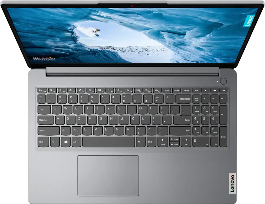 Alt View 12. Lenovo - Ideapad 1 15.6" Full HD Touchscreen Laptop - Ryzen 7 5700U with 16GB Memory - AMD Radeon Graphics - 512GB SSD - Cloud Gray.