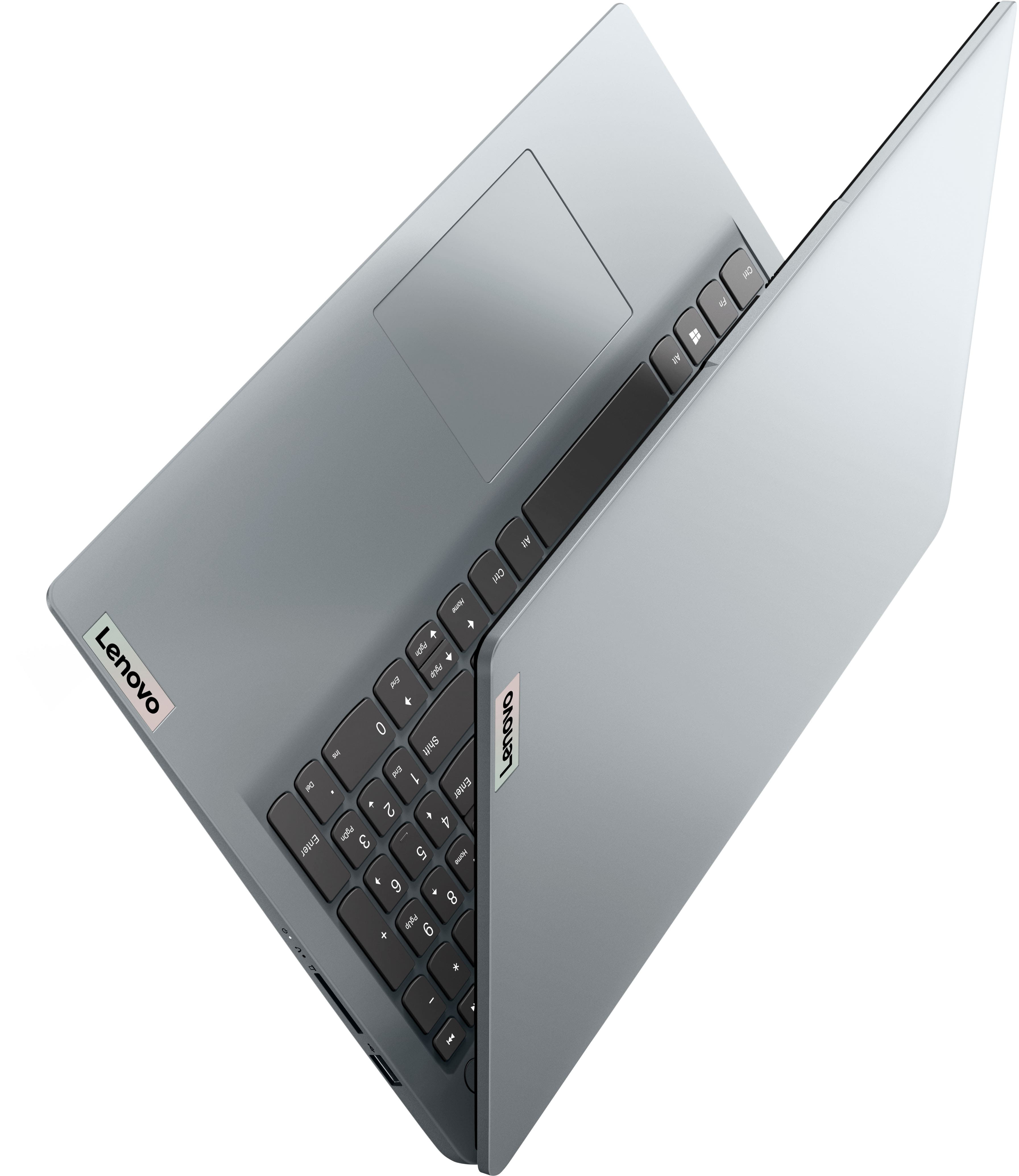 Alt View 13. Lenovo - Ideapad 1 15.6" Full HD Touchscreen Laptop - Ryzen 7 5700U with 16GB Memory - AMD Radeon Graphics - 512GB SSD - Cloud Gray.