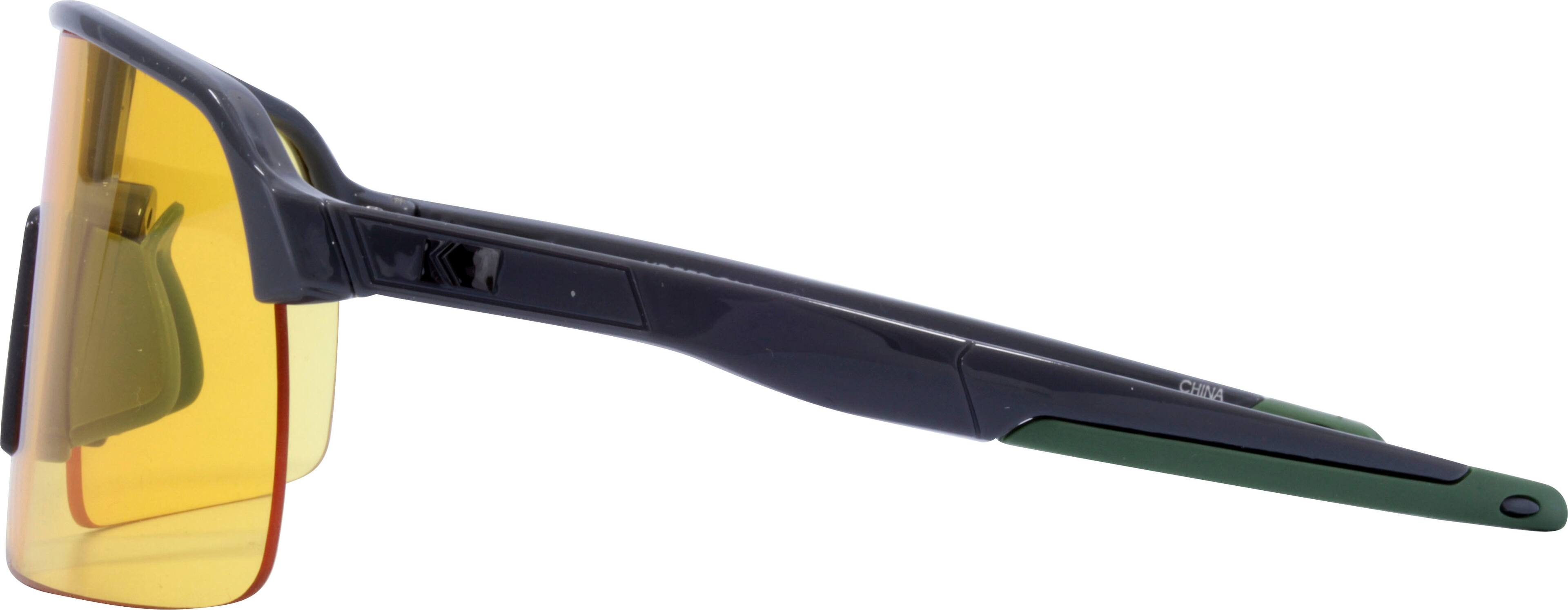 Alt View 11. Kreedom - Magnus Shield Gaming Glasses with Microfiber Case - Matte Crystal Grey & Dark Grey.