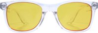 Kreedom - Knox Gaming Glasses with Microfiber Case - Gloss Crystal Clear - Front_Zoom