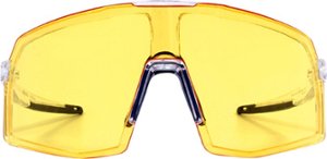 Kreedom - Phoenix Shield Gaming Glasses with Microfiber Case - Gloss Crystal & Matte Dark Grey - Front_Zoom