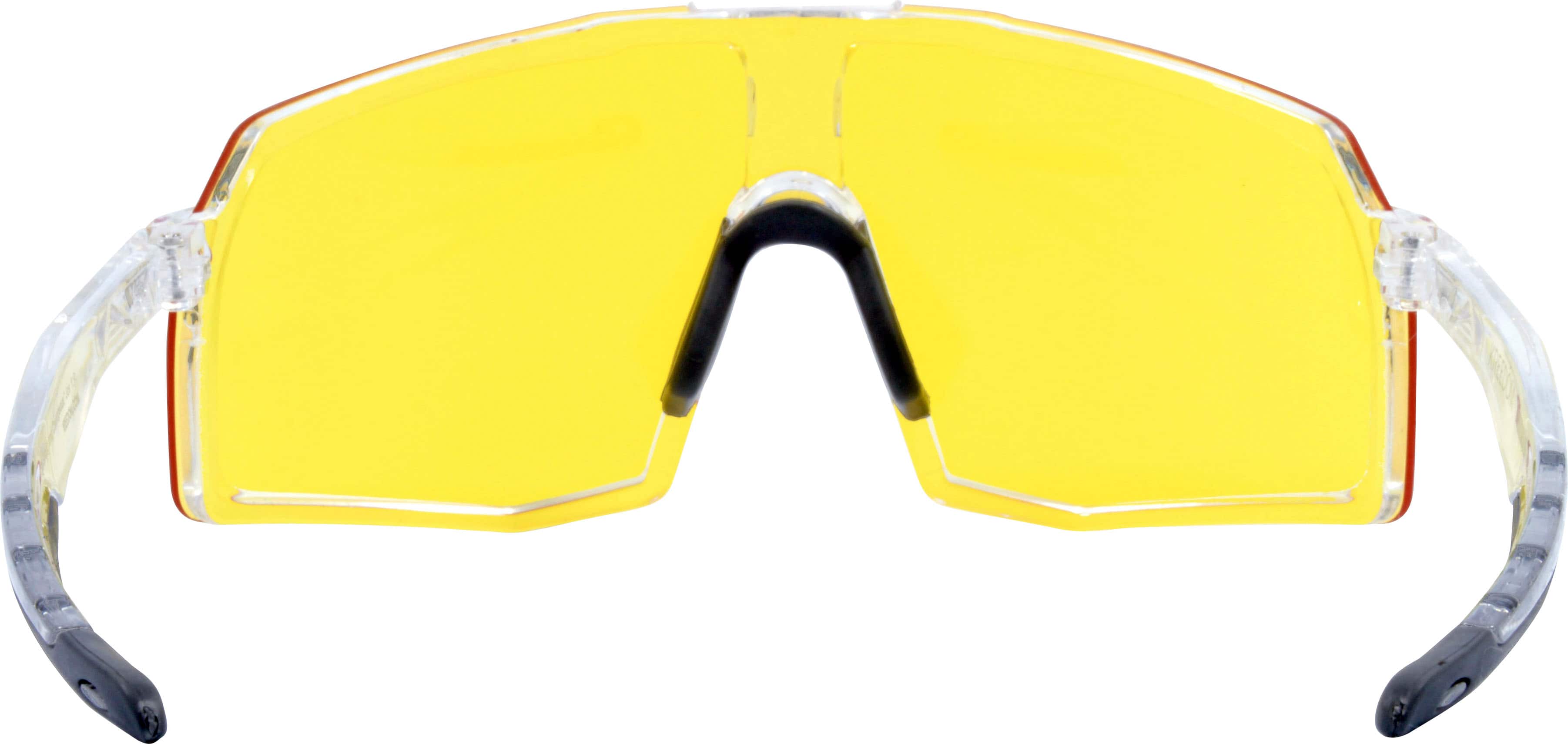 Alt View 11. Kreedom - Phoenix Shield Gaming Glasses with Microfiber Case - Gloss Crystal & Matte Dark Grey.