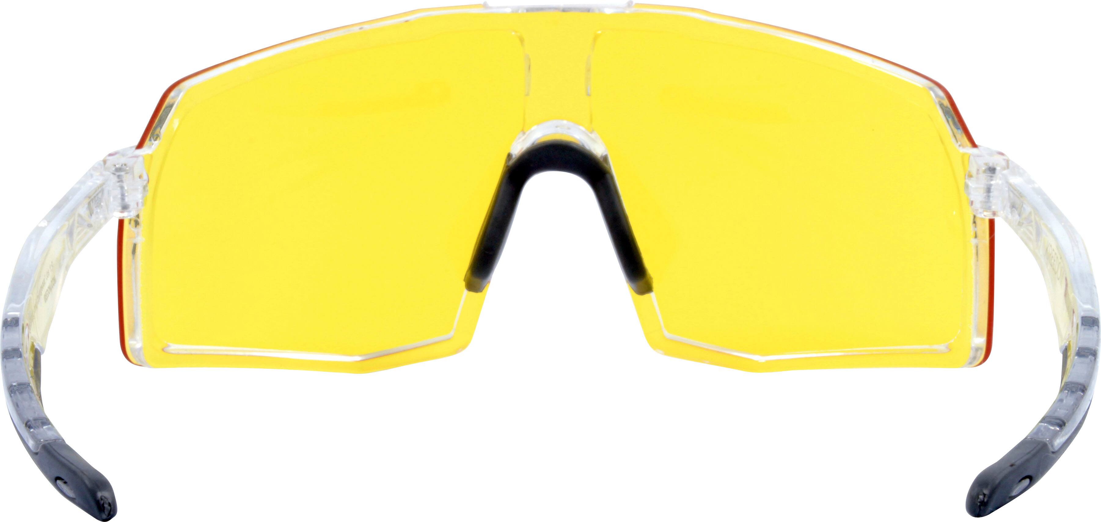 Alt View 11. Kreedom - Phoenix Shield Gaming Glasses with Microfiber Case - Gloss Crystal & Matte Dark Grey.