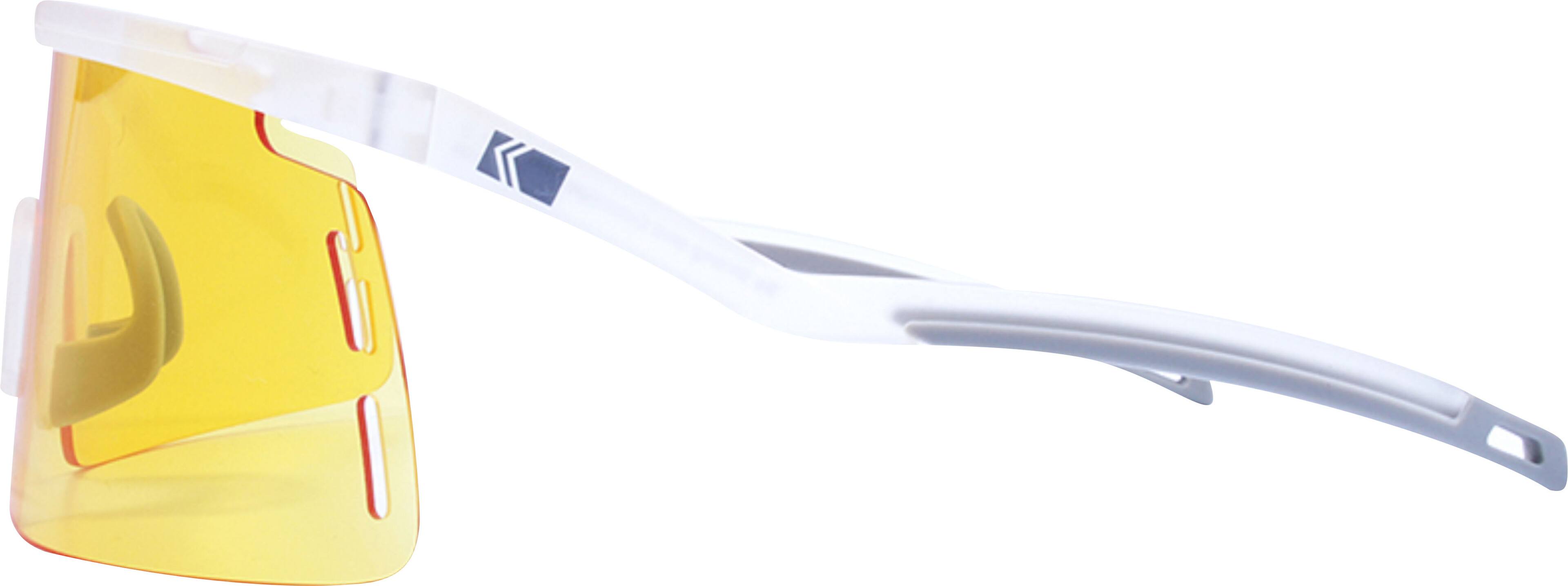 Alt View 11. Kreedom - Elite Shield Gaming Glasses with Microfiber Case - Matte Crystal & Grey.