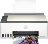 Front. HP - Smart Tank 5000 Wireless All-in-One Supertank Inkjet Printer with up to 2 Years of Ink Included - White.