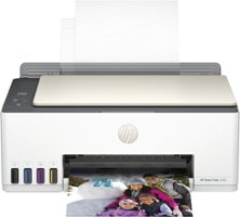 HP - Smart Tank 5000 Wireless All-in-One Supertank Inkjet Printer with up to 2 Years of Ink Included - White - Front_Zoom