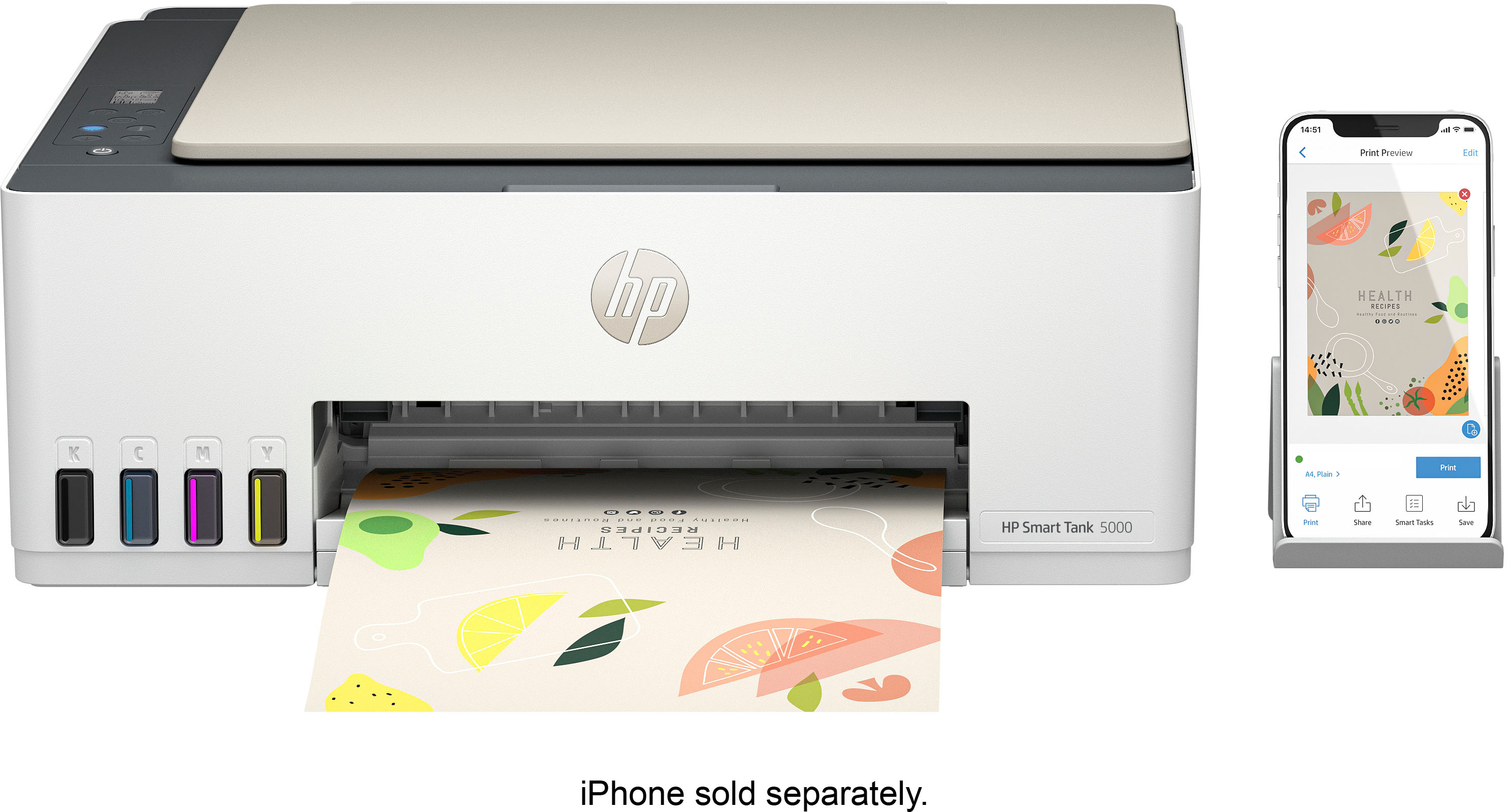 HP Smart Tank 7602 Wireless All-in-One Ink Tank Printer; with up