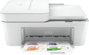 HP - DeskJet 4132e Wireless All-in-One Inkjet Printer with 3 months of Instant Ink Included with HP+ - White - Front_Zoom