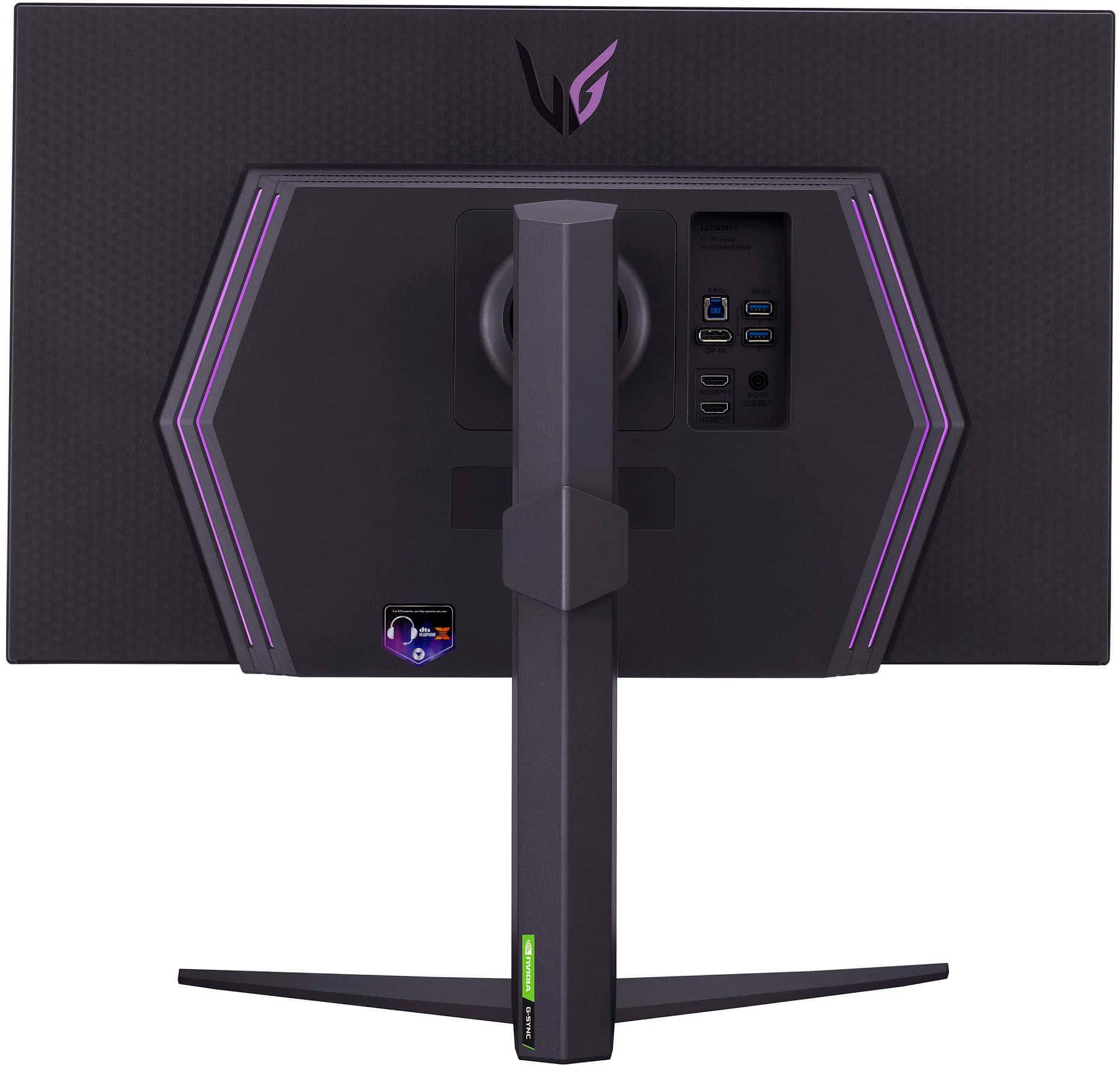 Alt View 1. LG - UltraGear 27" IPS UHD 1-ms FreeSync and G-SYNC Compatible Monitor with HDR (Display Port, HDMI) - Black.