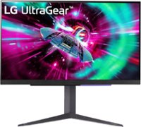 LG - UltraGear 27" IPS UHD 1-ms FreeSync and G-SYNC Compatible Monitor with HDR (Display Port, HDMI) - Black - Front_Zoom