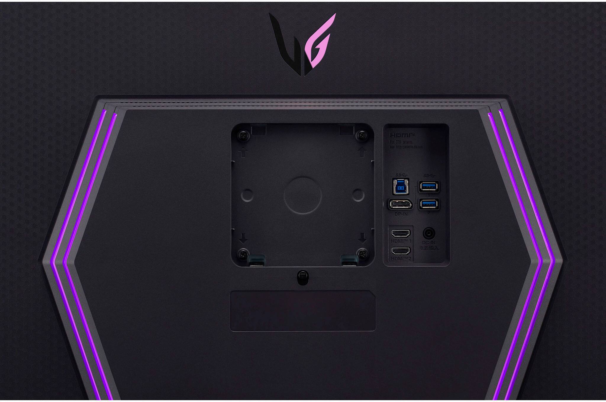 Alt View 11. LG - UltraGear 27" IPS UHD 1-ms FreeSync and G-SYNC Compatible Monitor with HDR (Display Port, HDMI) - Black.