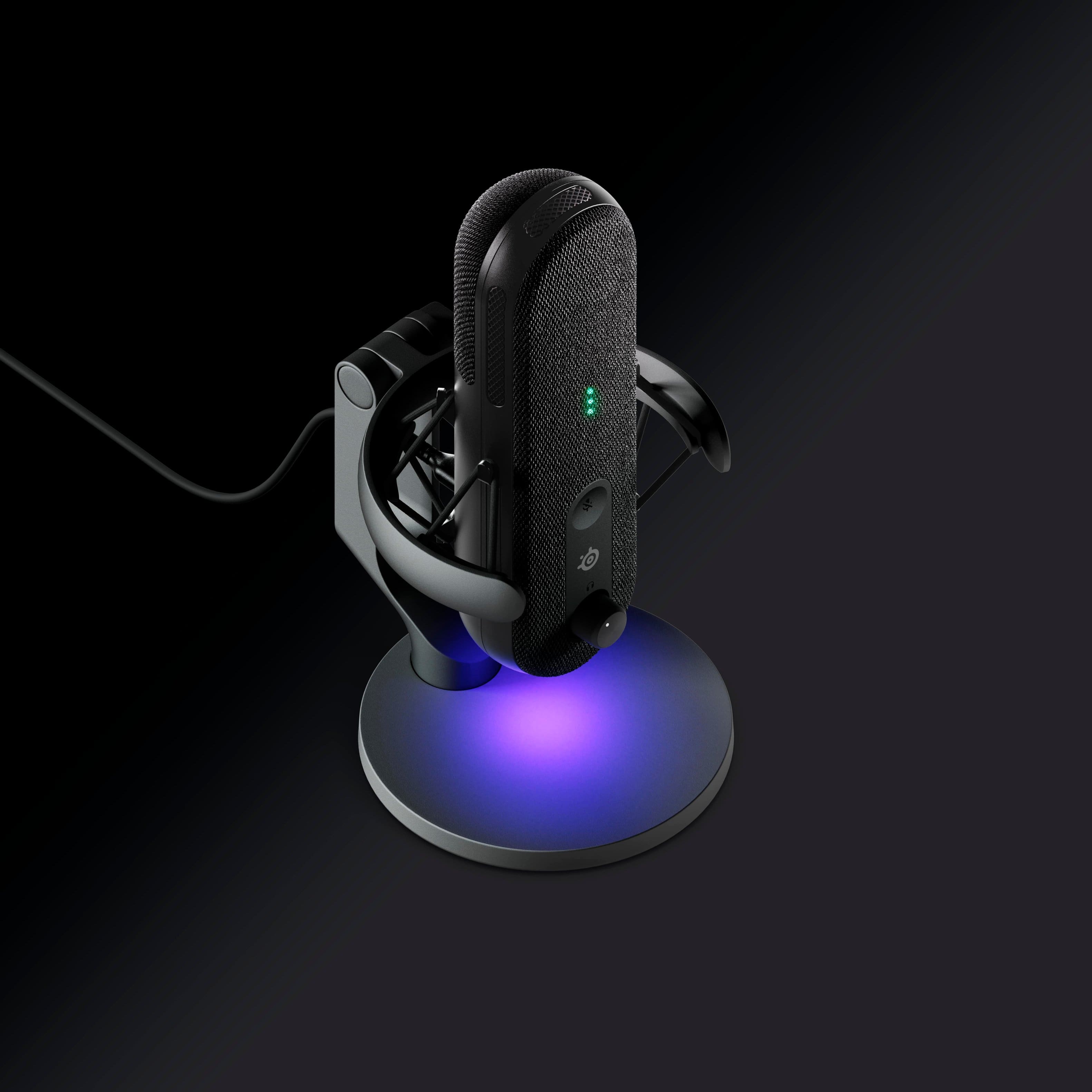 Alt View 14. SteelSeries - SteelSeries Alias USB Microphone - Black.