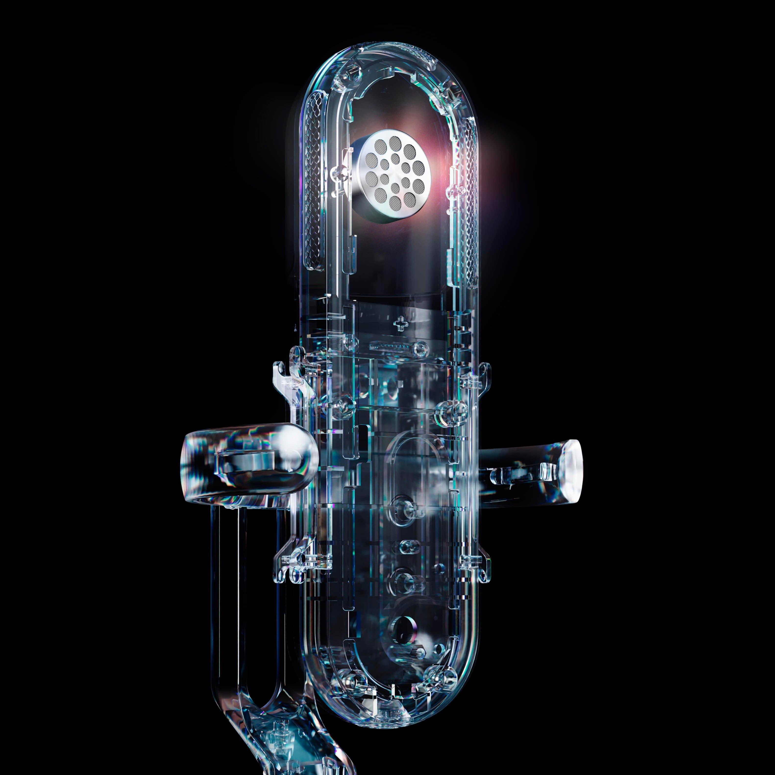 Alt View 16. SteelSeries - SteelSeries Alias USB Microphone - Black.