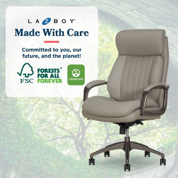 LA-Z-BOY  
Made With Care  
Committed to you, our future, and the planet!  

FORESTS FOR ALL  
FSC FOREVER  
GREENGUARD