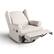 Alt View 12. Storkcraft - Serenity Wingback Upholstered Recline Glider - Ivory.