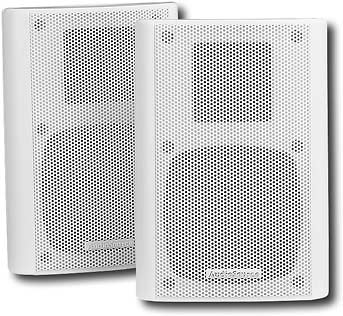 Front Standard. Audio Source - 4" 2-Way Speakers (Pair) - White.
