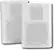 Front Standard. Audio Source - 4" 2-Way Speakers (Pair) - White.