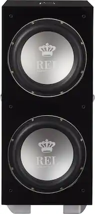 Front. REL - 212/SX Subwoofer - Black.