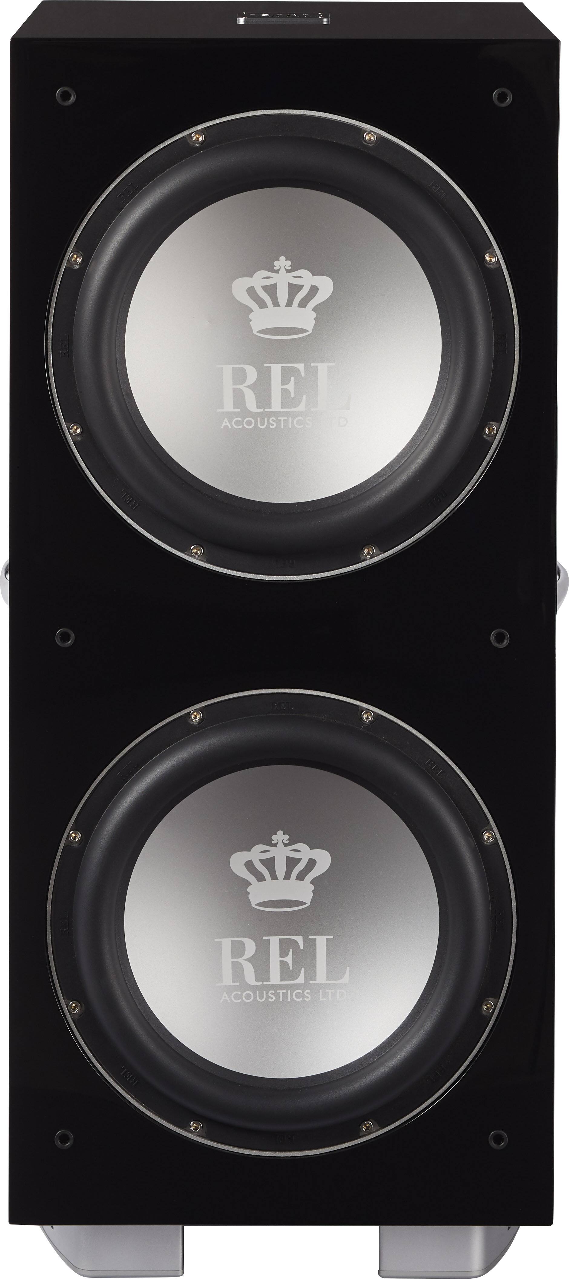 Front. REL - 212/SX Subwoofer - Black.