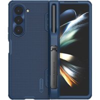 SaharaCase - GRIP Series with Kickstand and Stylus Compatibility Case for Samsung Galaxy Z Fold5 - Blue - Front_Zoom