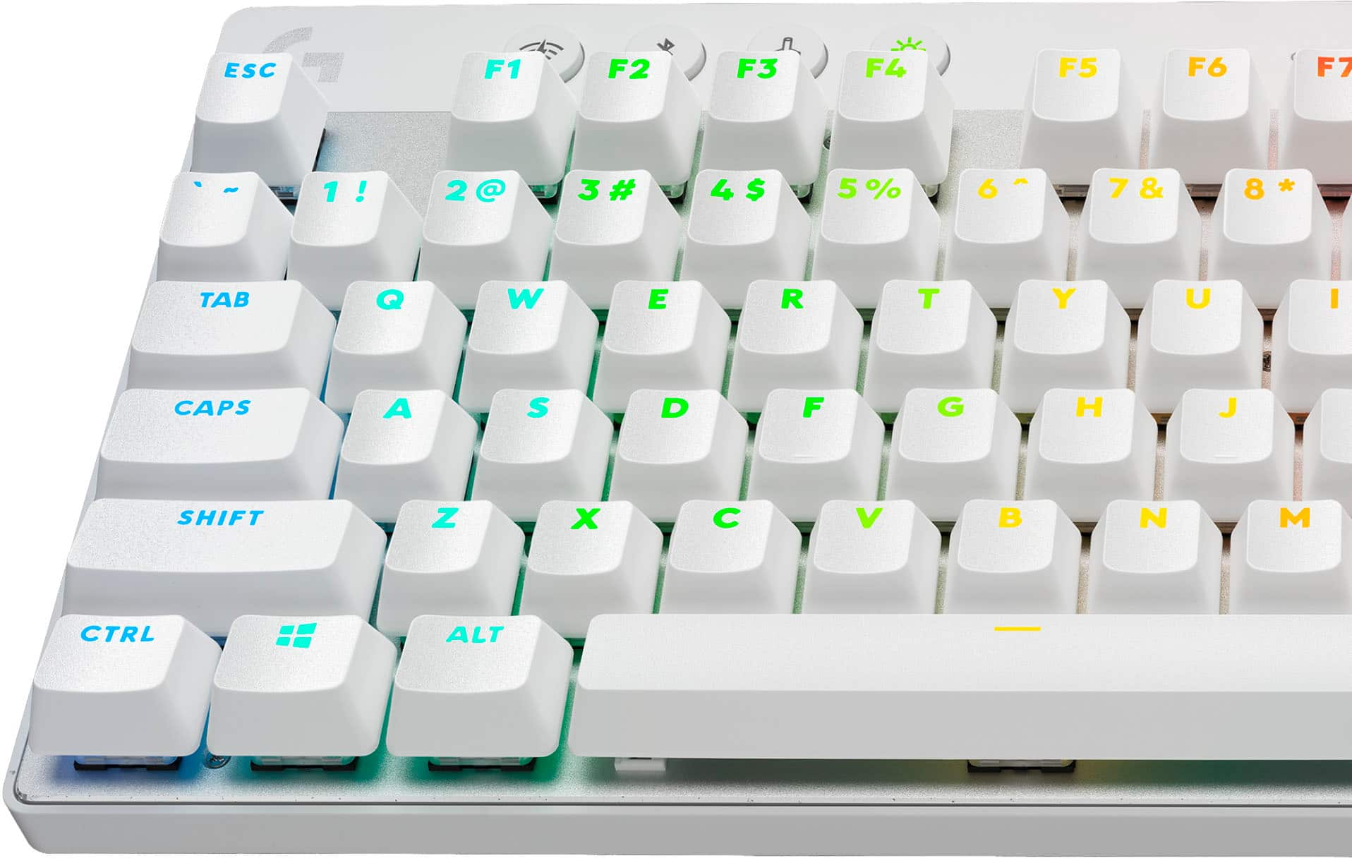 Clavier Logitech G PRO X TKL LIGHTSPEED Sans fil - Blanc sur