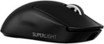 Logitech - G PRO X SUPERLIGHT 2 LIGHTSPEED Lightweight Wireless Optical Gaming Mouse with HERO 32K DPI Sensor - Black