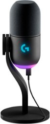 Logitech - Yeti GX Wired Supercardioid Dynamic Gaming Microphone with LIGHTSYNC RGB Lights - Front_Zoom