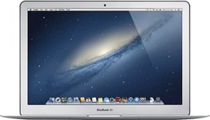 Apple - Geek Squad Certified Refurbished MacBook Air 13.3" Display  4GB Memory 256GB Flash Storage - Silver - Front_Standard