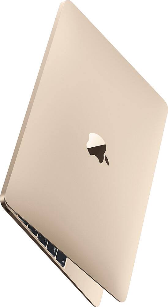Alt View 1. Apple - Geek Squad Certified Refurbished MacBook® - 12" Display - Intel Core M - 8GB Memory - 512GB Flash Storage - Gold.