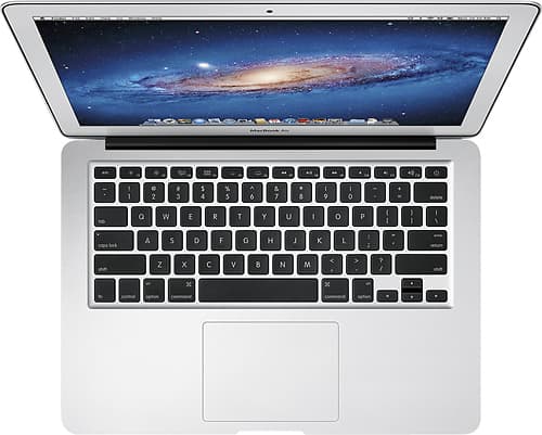 Alt View 11. Apple - Geek Squad Certified Refurbished MacBook Air Intel Core i5 Processor 13.3" Display 4GB Memory 128GB Flash Storage - Silver.