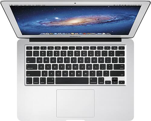 Alt View 11. Apple - Geek Squad Certified Refurbished MacBook Air  Intel Core i5 Processor 13.3" Display 4GB Memory 128GB Flash Storage - Silver.
