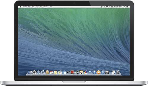 Apple - Geek Squad Certified Refurbished MacBook Pro with Retina Display 13.3" Display - 8GB Memory 128GB Flash Storage - Silver