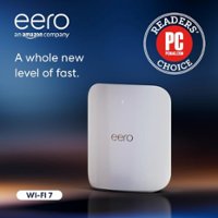 eero - Max 7 BE20800 Tri-Band Mesh Wi-Fi 7 Router - White - Front_Zoom