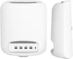 eero - Max 7 Tri-band Mesh Wi-Fi 7 System (2-pack) - White - Front_Zoom