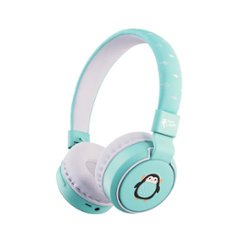 Planet Buddies - Penguin Wireless Headphone V2 - LIGHT BLUE/WHITE - Front_Zoom