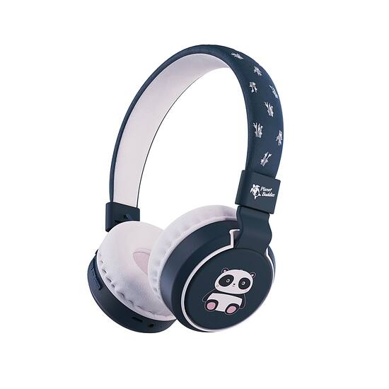 Planet Buddies Panda Wireless Headphone V2 BLACK WHITE 49037