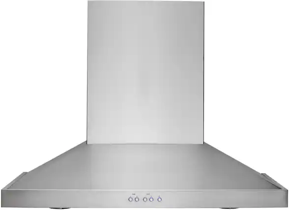 Front. Monogram - 30" Convertible Range Hood - Stainless Steel.